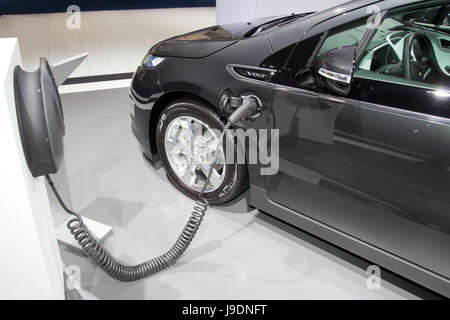 FRANKFURT, GERMANY - SEP 13: Chevrolet Volt Elektroauto auf der IAA motor Show am Sep 13, 2013 in Frankfurt am Main. Mehr als 1,000 Aussteller aus 35 Ländern Stockfoto