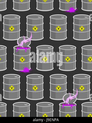 Dump Biohazard. Grau, Flanken mit violetten gefährliche Säure Musterdesign. Vektor Hintergrund Verschmutzung. Giftige Dämpfe von Säuren. Stock Vektor