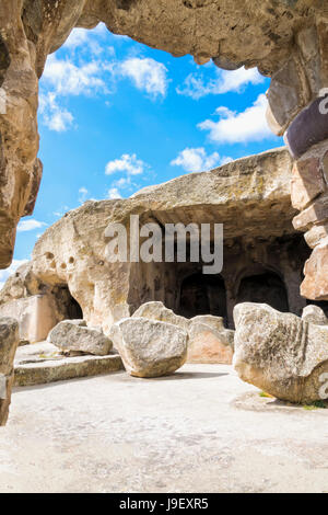 Uplistsikhe cave City bekannt als des Herrn Festung, Gori, Shida Kartli Bezirk, Georgia Stockfoto