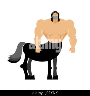 Kentaur Fabelwesen. Halb Mensch halb Pferd. Sport-Kreatur