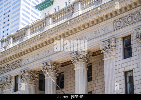 United States National Bank in Portland - PORTLAND - OREGON - 16. April 2017 Stockfoto