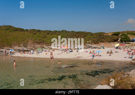 Esteiro Beach, Ribadeo, Lugo Provinz, Region Galicien, Spanien, Europa Stockfoto