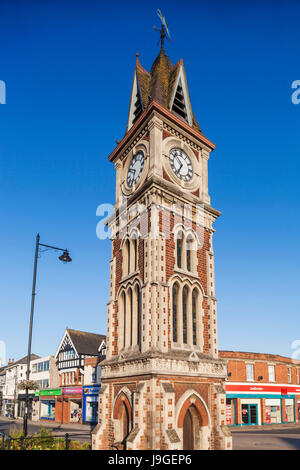 England, East Anglia, Suffolk, Newmarket, der Clock Tower, Stockfoto