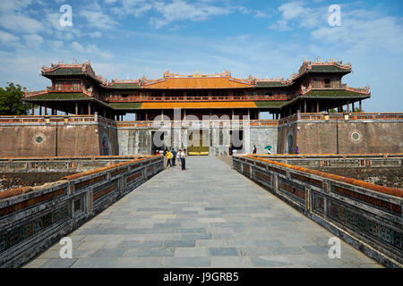 NGO Mon Tor am historischen Hue Zitadelle (Reichsstadt), Hue, North Central Coast, Vietnam Stockfoto
