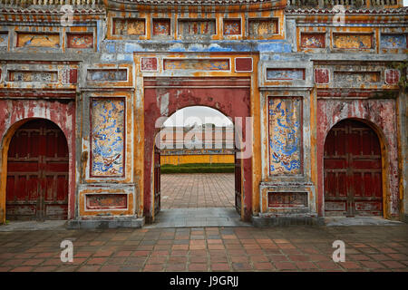 CUA Tho Chi Tor, historische Zitadelle in Hue (Reichsstadt), Hue, North Central Coast, Vietnam Stockfoto