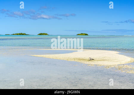 Kleinen Inseln rund um den Moorea in Französisch-Polynesien Stockfoto