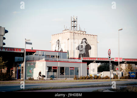 Victor Ash Graffiti Bremen Stockfoto