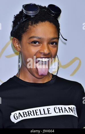 Tokio, Japan. 31. Mai 2017. Selah besucht Marley die CHANEL Métiers d ' Art Kollektion Paris Cosmopolite Show im Tsunamachi Mitsui Club am 31. Mai 2017 in Tokio, Japan. | Verwendung Weltweit/Picture Alliance Credit: Dpa/Alamy Live-Nachrichten Stockfoto