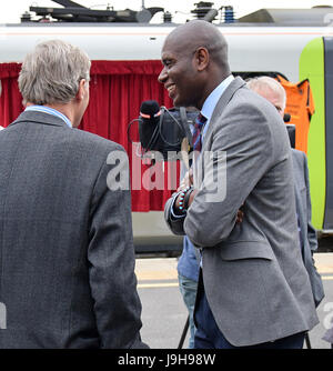 Ian Taylor bei Fußball Manager Zug Zeremonie Stockfoto