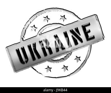 Union, der Ukraine, isoliert, Armee, Vorsicht, Sibirien, wichtig, Aufmerksamkeit, Stockfoto
