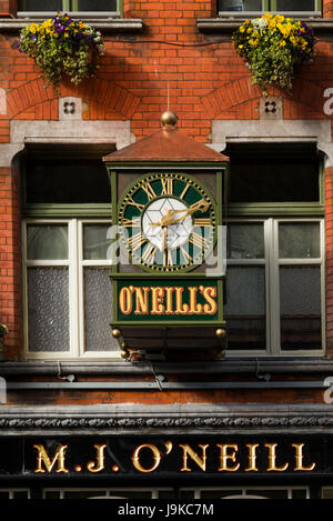 Irland, Dublin, O'Neill, historische Irish pub Stockfoto