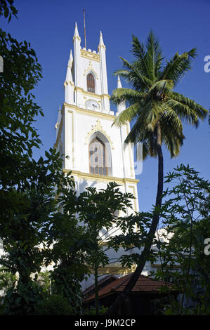 St. Thomas Kirche, Horniman Circle, Fort, Mumbai, Maharashtra, Indien, Asien Stockfoto