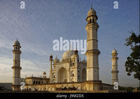 Bibi-ka Maqbara, Aurangabad, Maharashtra, Indien, Asien Stockfoto