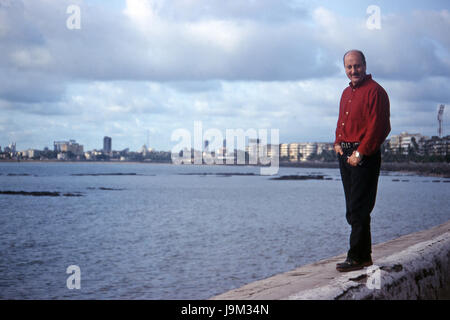 Indische Bollywood-Schauspieler, Anupam Kher, Indien, Asien Stockfoto