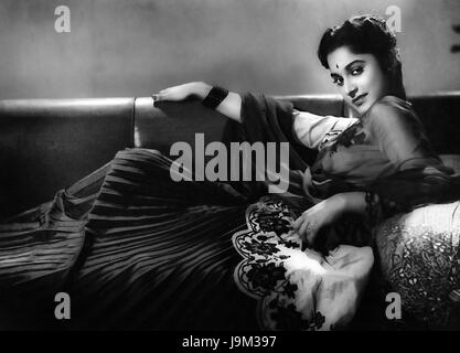 Waheeda Rehman indische Schauspielerin und Tänzerin, Indien, Asien, alter Jahrgang 1900s Bild Stockfoto