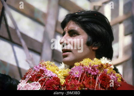 Indische Bollywood-Schauspieler, Amitabh Bachchan, Indien, Asien Stockfoto