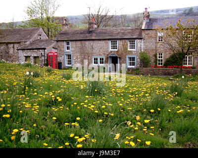 Stainforth Dorf, Ribblesdale, Yorkshire Dales National Park Stockfoto