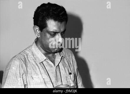 Satyajit Ray, indischer Filmemacher, Drehbuchautor, Autor, Essayist, Texter, Zeitschriftenredakteur, Illustrator, Kalligraph, Musikkomponist, Indien Stockfoto