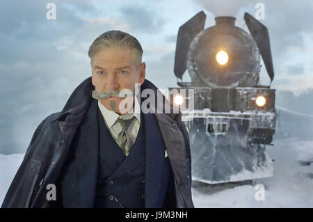 MURDER ON THE ORINET EXPRESS 2017 20th Century Fox Film mit Kenneth Branagh als Poirot Stockfoto