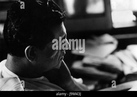 Satyajit Ray, indischer Filmemacher, Drehbuchautor, Autor, Essayist, Texter, Zeitschriftenredakteur, Illustrator, Kalligraph, Musikkomponist, Indien Stockfoto