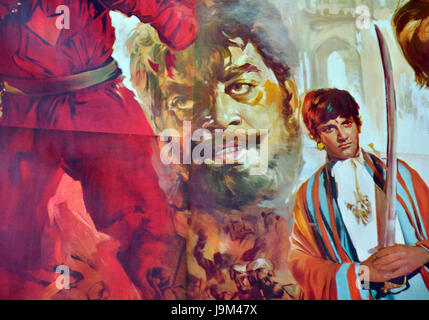 Indische Hindi-Filmposter von Kranti, Indien, Asien Stockfoto