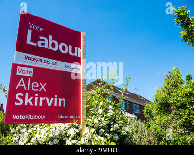 Arbeitsrechtlichen Abstimmung anmelden gehobenen Streatley, Berkshire, England Stockfoto