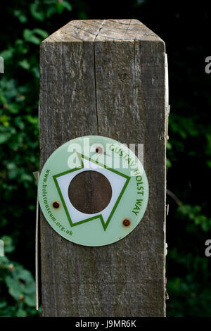 Gustav Holst Weg Zeichen, Gloucestershire, England, UK Stockfoto