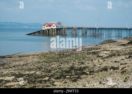 Mumbles, Pier, Gower Halbinsel, Swansea, Swansea Bay, West Wales,Wales,Welsh,U.K.,UK,GB,Europe Stockfoto