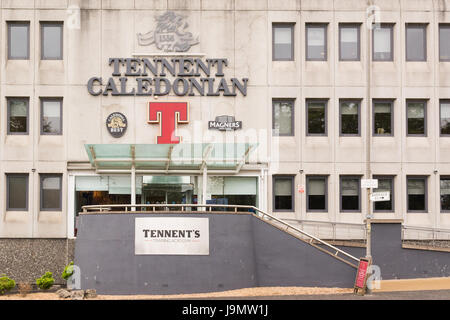 Tennent Caledonian Brauerei und Tennents Training Academy, Wellpark Brauerei, Glasgow, Scotland, UK Stockfoto