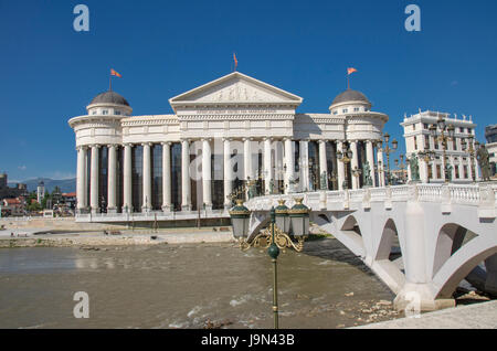 Skopje, Mazedonien - Archäologisches Museum Stockfoto