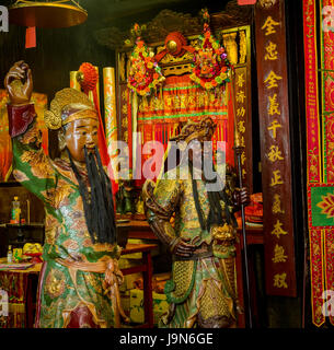 Kwan Tai Buddhistentempel in Tai O in Hong Kong Stockfoto