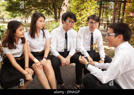 Bangkok, Thailand - 17. November 2015: König Mongkut Institut der Technologie Krabang ist eine Forschungs- und Bildungseinrichtung in Thailand. Ein gro Stockfoto