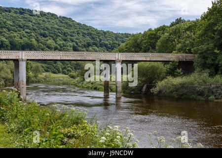 Brockweir, ein kleines Dorf am Fluss Wye, Wald des Dekans, Gloucestershire, England Stockfoto