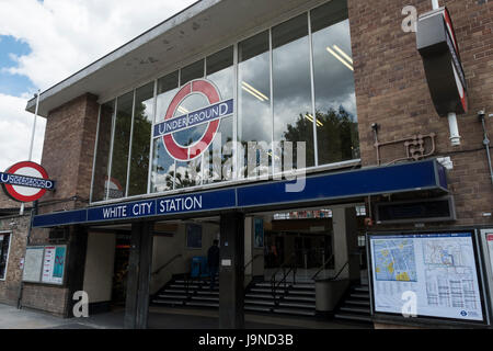 White City Bahnhof Stockfoto