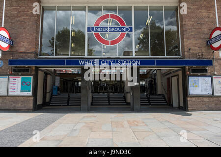 White City Bahnhof Stockfoto