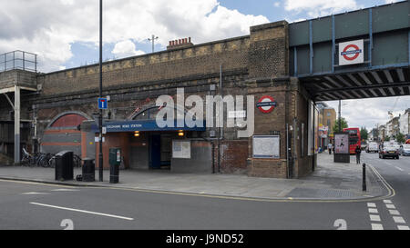 Goldhawk Road Schlauch Stockfoto