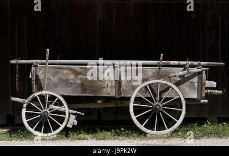 Österreich, Salzburg, Großgmain, Open-Air-Museum, Scheune, Warenkorb, alte, Stockfoto