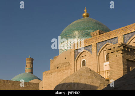 Mausoleum des Pahlavon Mahmud, in der Festung Ichon Qala, Chiwa, Usbekistan, Stockfoto