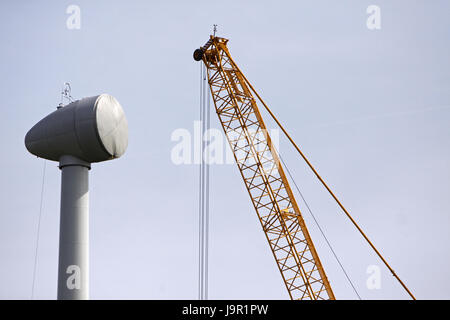 Windrad Struktur Alverdissen (Saalberg) Stockfoto