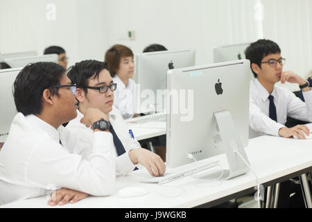 Bangkok, Thailand - 17. November 2015: König Mongkut Institut der Technologie Krabang ist eine Forschungs- und Bildungseinrichtung in Thailand.A clas Stockfoto