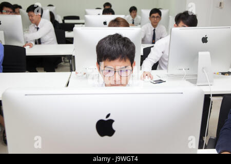 Bangkok, Thailand - 17. November 2015: König Mongkut Institut der Technologie Krabang ist eine Forschungs- und Bildungseinrichtung in Thailand.A clas Stockfoto