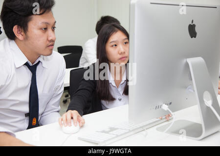 Bangkok, Thailand - 17. November 2015: König Mongkut Institut der Technologie Krabang ist eine Forschungs- und Bildungseinrichtung in Thailand.A clas Stockfoto