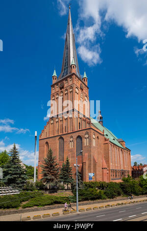 Kathedrale Basilica of St. James der Apostel in Stettin, Polen. Stockfoto