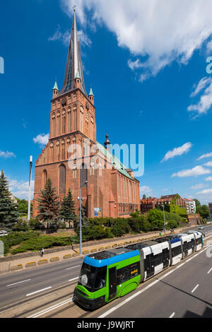 Kathedrale Basilica of St. James der Apostel in Stettin, Polen. Stockfoto