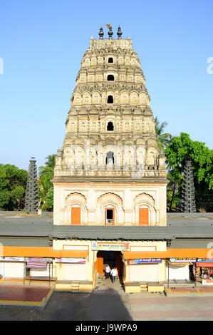 Shree Ganpati Mandir Tasgaon, in der Nähe von Sangli, Maharashtra. Stockfoto