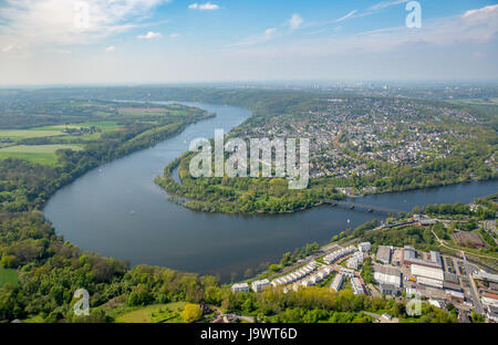Heisingen im Ruhrbogen, Ruhr-Tal, Essen, Ruhr und Umgebung, North Rhine-Westphalia, Deutschland Stockfoto