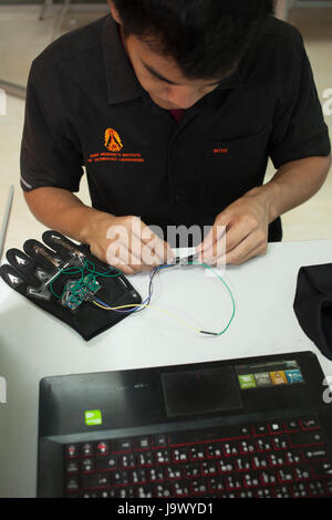 Bangkok, Thailand - 17. November 2015: König Mongkut Institut der Technologie Krabang ist eine Forschungs- und Bildungseinrichtung in Thailand.A clas Stockfoto