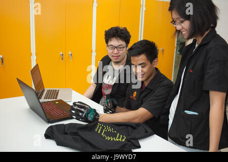 Bangkok, Thailand - 17. November 2015: König Mongkut Institut der Technologie Krabang ist eine Forschungs- und Bildungseinrichtung in Thailand.A clas Stockfoto