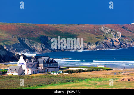 Die Baie des Trepasses in Finistere Stockfoto