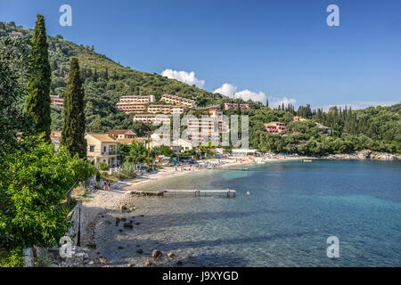 Kalami in Nord-Ost-Korfu Stockfoto